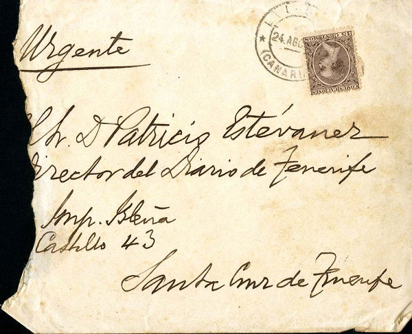 Intemporales: «El general Gutiérrez, a Tenerife («Ecos de ultratumba»). Poesía manuscrita de José Tabares Bartlett»