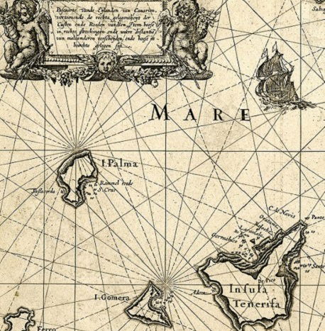 Registro de salida: «Carta náutica “Pascaert vande Eylanden van Canarien”»