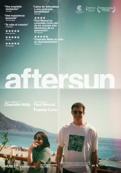 Cartel película Aftersun (2022)