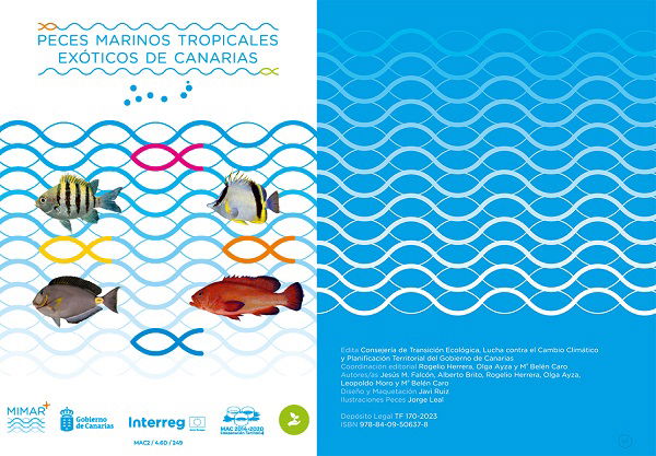 Peces marinos tropicales exóticos de Canarias