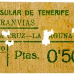 Billete antiguo tranvía
