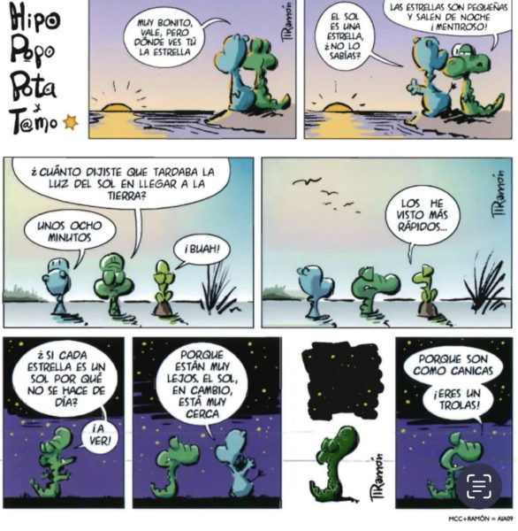 Cómic Hipo Popo Pota y Tamo