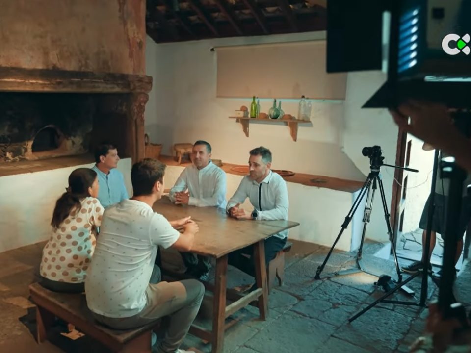 grabación programa con el timple a cuestas