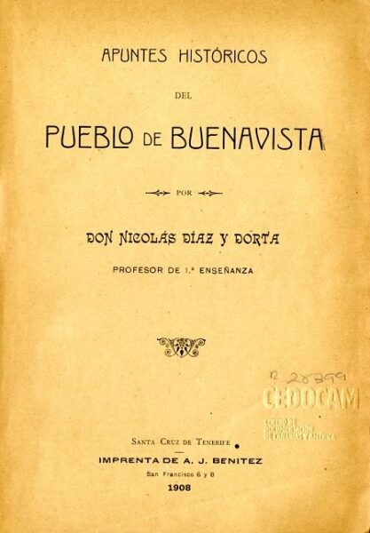 Apuntes históricos del pueblo de Buenavista
