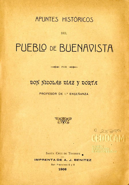 Apuntes históricos del pueblo de Buenavista